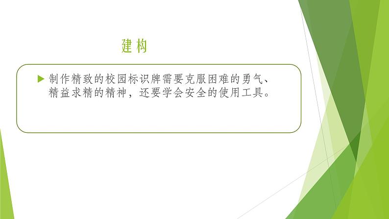 浙教版（劳动）_四年级上册_项目四 任务三 校园标识牌的制作 课件第2页