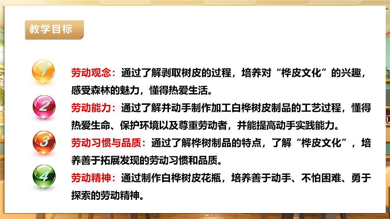 【湘教版】《劳动教育》六年级下册    第11课  树本粗糙，我心柔软   课件第3页