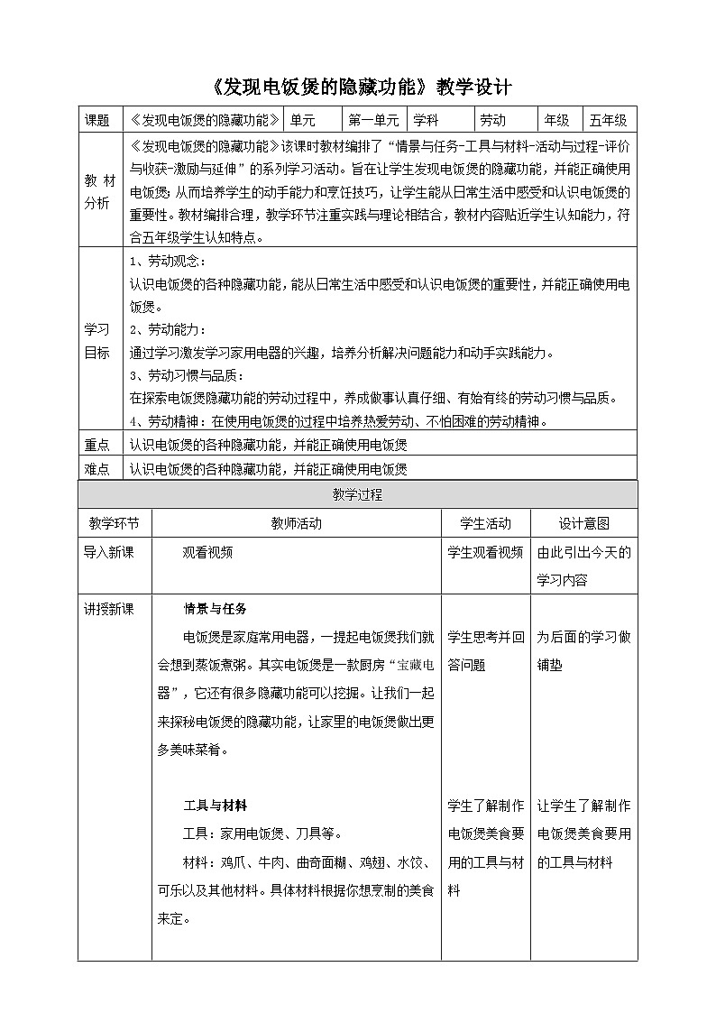 第5课 发现电饭煲的隐藏功能第1页