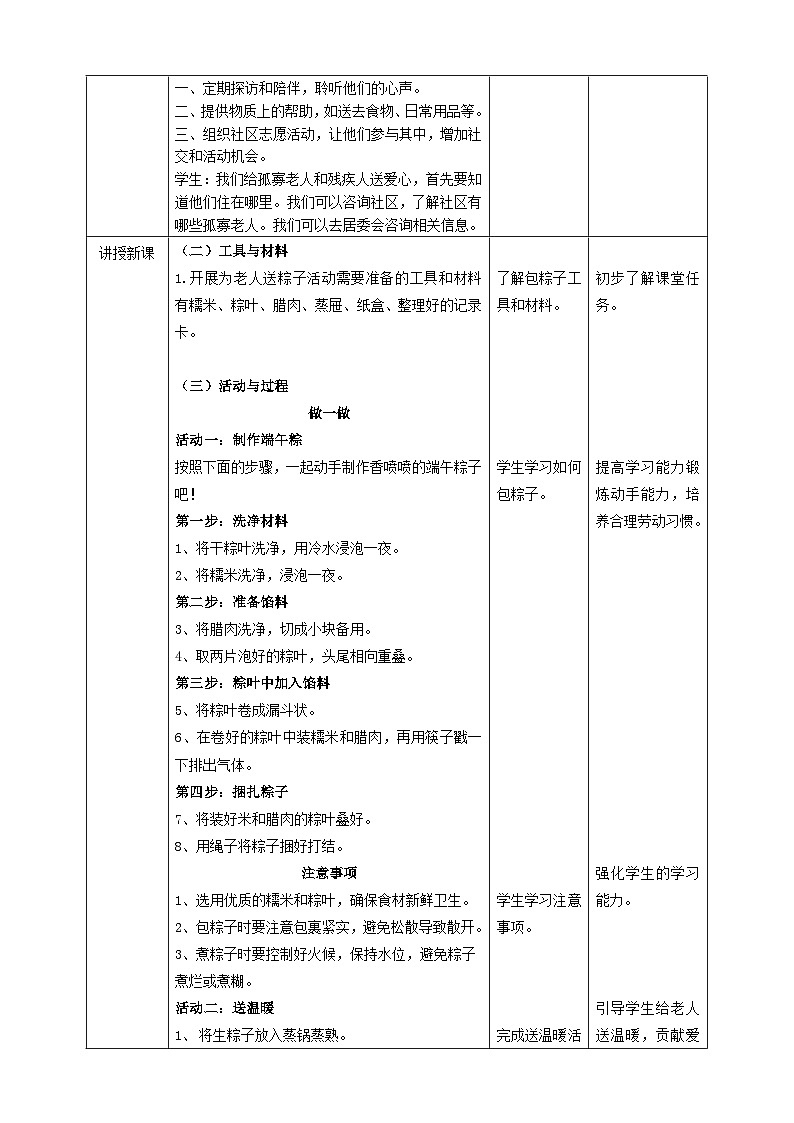 《15浓浓粽香  暖暖情谊》教案第2页