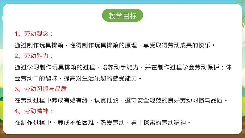 人教版四下劳技 项目三《趣味排箫》课件第2页