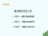 小学劳动一年级上册 项目二《任务一 铅笔自己削》浙教版 课件