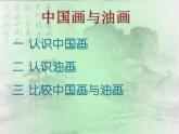 美術(shù)六年級(jí)上人教版第15中國(guó)畫與油畫欣賞 課件·+教案+素材