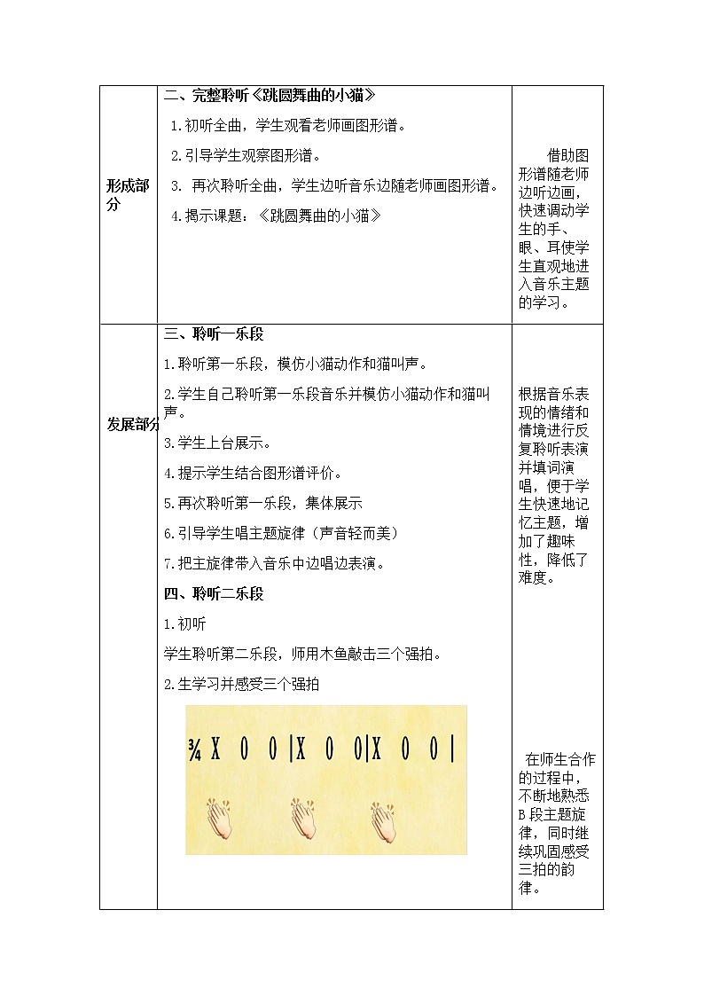 二年级上册音乐教案  5 《跳圆舞曲的小猫》  人音版（五线谱）第2页