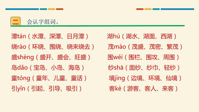 部编版二年级语文上册《日月潭》PPT课件 (1)03