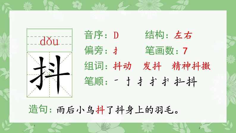 部编语文三上：23.父亲、树林和鸟 精品PPT课件+素材07