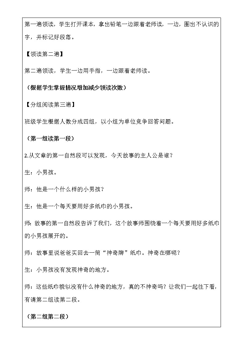 小学语文一年级上册精品课外阅读第六课 神奇纸巾 ppt课件+教案+素材03