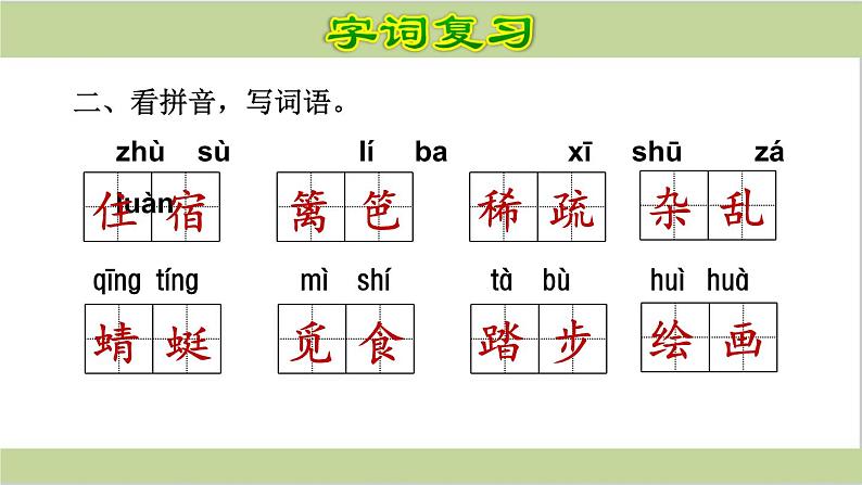 四年级语文下册《期末总复习》 课件PPT第4页