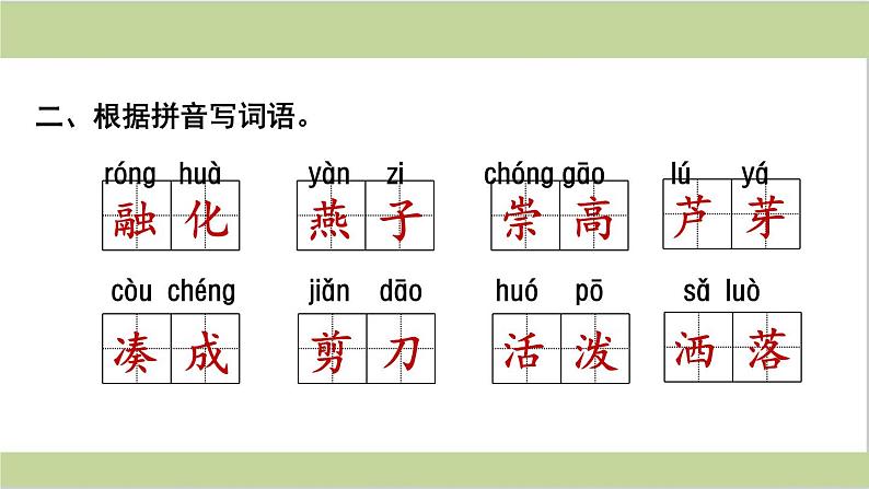 三年级语文下册《期末总复习》课件PPT第4页