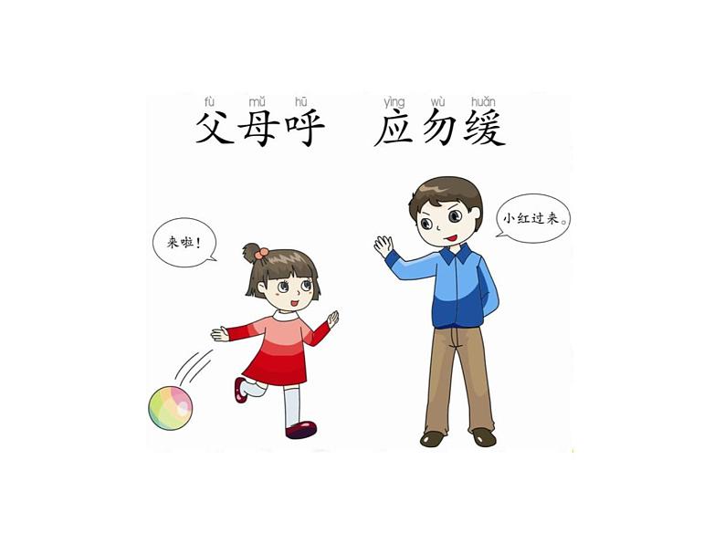 （机构通用）小学语文二年级必背经典读物弟子规1-20句第1页