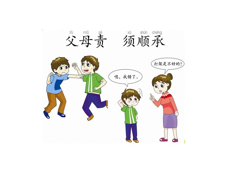 （机构通用）小学语文二年级必背经典读物弟子规1-20句第4页