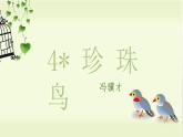 部编版语文五上：4.珍珠鸟 精品PPT课件+素材