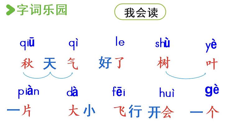 1.秋天第1课时第8页