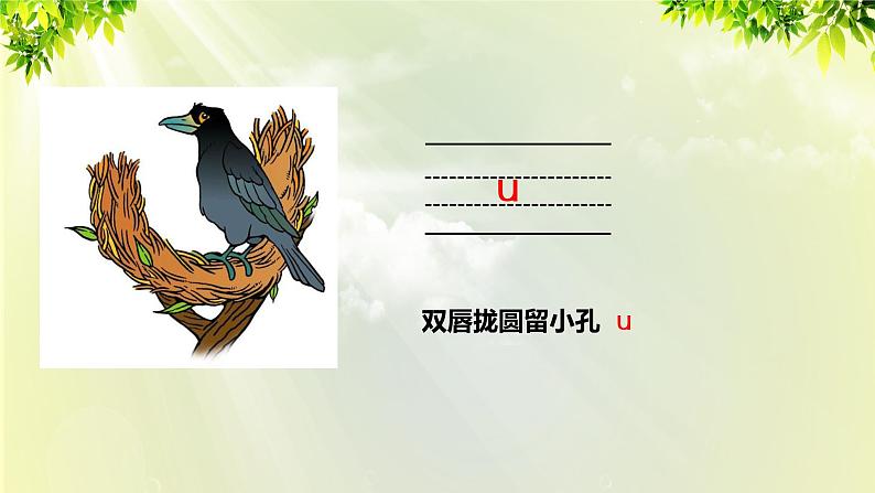 部编版语文一年级上册-汉语拼音-i u ü y w 课件06