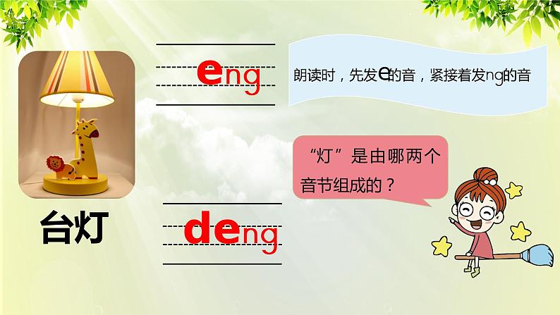 部编版语文一年级上册-汉语拼音-ang eng ying ong 课件07