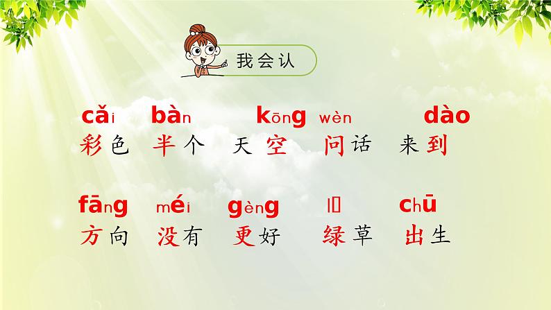 部编版语文一年级上册-课文2- 8《雨点儿》课件07