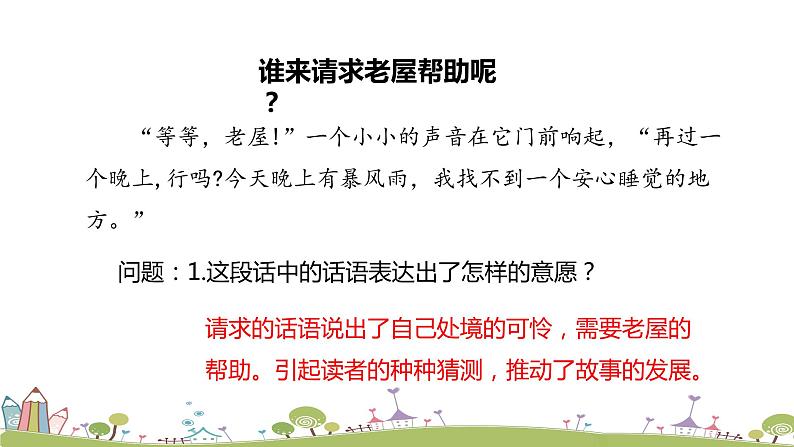 部编语文三年级（上）12《总也倒不了的老屋（第二课时）》PPT课件第6页