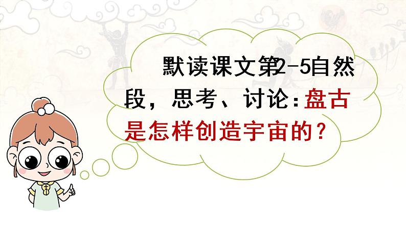 部编版四年级语文上册 第四单元 12.盘古开天地 课件05