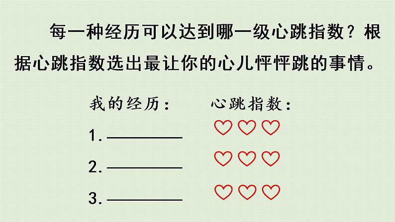 部编版四年级语文上册 第八单元 习作：我的心儿怦怦跳 课件04