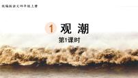 2021学年1 观潮示范课课件ppt