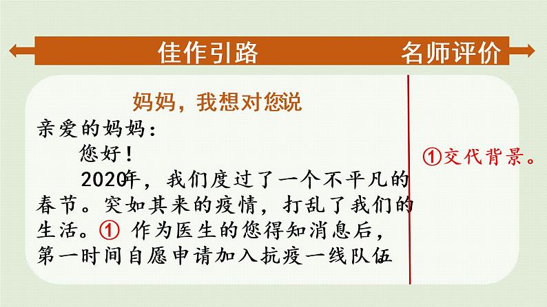 部编版五年级语文上册 第六单元 习作：我想对您说 课件07