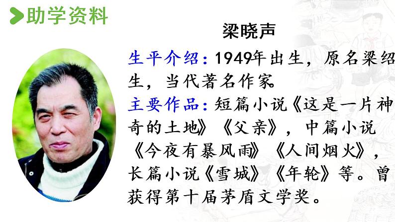 部编版五年级语文上册 第六单元 18.慈母情深 课件03