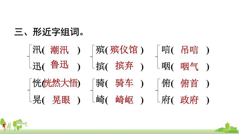 部编版语文六年级上册 第8单元复习 PPT课件第5页