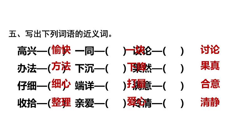 部编版语文二年级上册 第3单元复习 PPT课件08