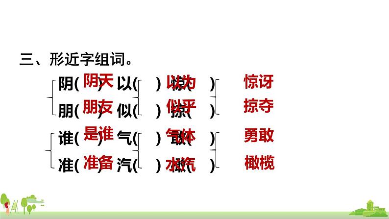 部编版语文二年级上册 第7单元复习 PPT课件第6页
