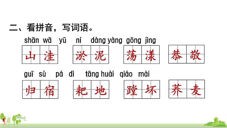 部编版语文六年级上册 第6单元复习 PPT课件03