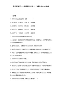 小学语文人教部编版六年级上册14* 在柏林随堂练习题