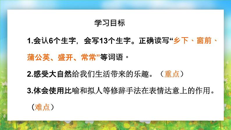 2021部编版小学语文三年级上册《金色的草地》课件04