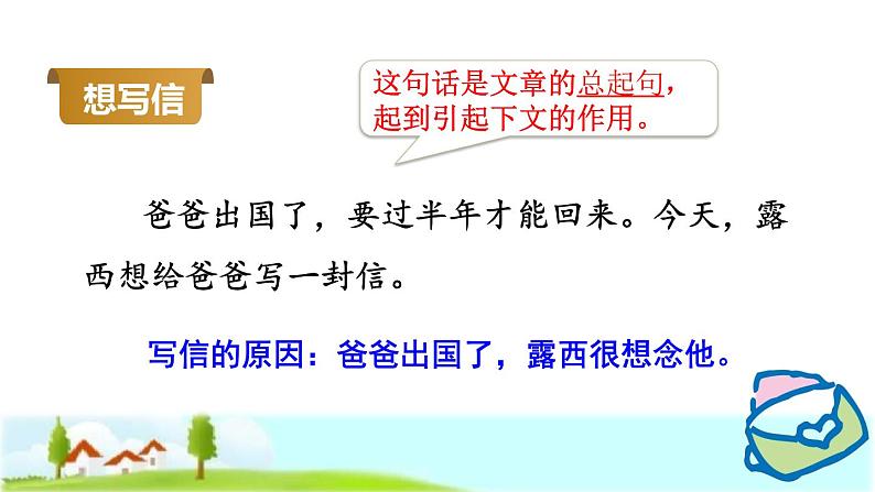 部编版二年级上册语文 第3单元 6  一封信品读释疑课件第5页