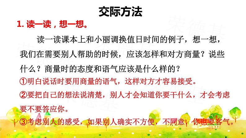 部编版二年级上册语文 第5单元 口语交际：商量 课件第5页