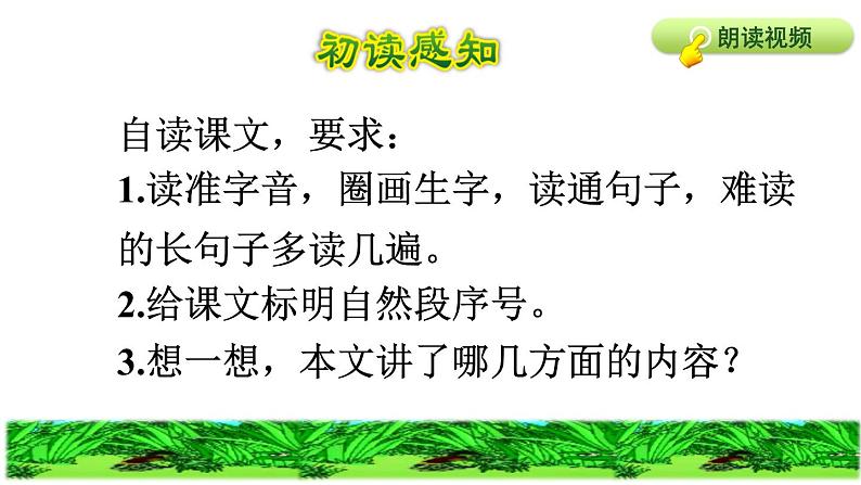 部编版四年级上册语文 第三单元 11 蟋蟀的住宅初读感知课件第3页