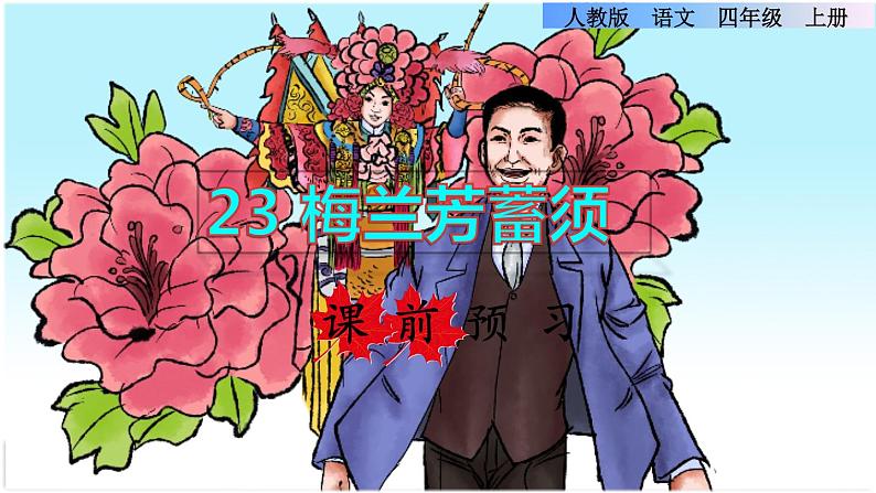 部编版四年级上册语文 第七单元 23.梅兰芳蓄须课前预习课件01