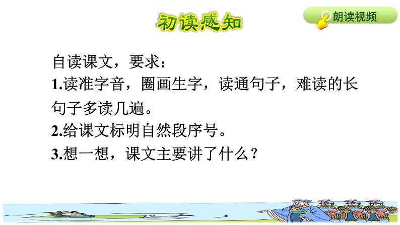 部编版四年级上册语文 第八单元 26.西门豹治邺初读感知课件第3页