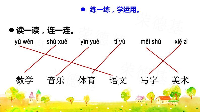 部编版一年级上册语文 第2单元 语文园地二 课件第5页