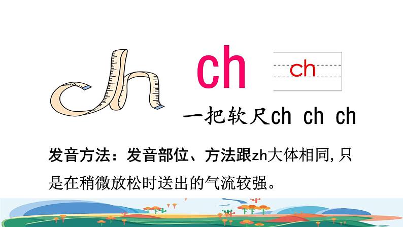 部编版一年级上册语文 第2单元 8.zh ch sh r第一课时课件05