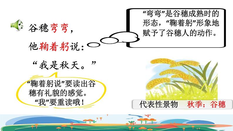 部编版一年级上册语文 第4单元 4.四季品读释疑课件第6页