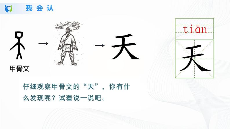 人教部编版语文一上《天地人》 课件PPT+教案+练习06