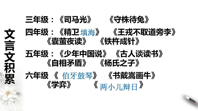 2021年小升初语文专项复习二阅读：5文言文阅读课件（40张PPT)04