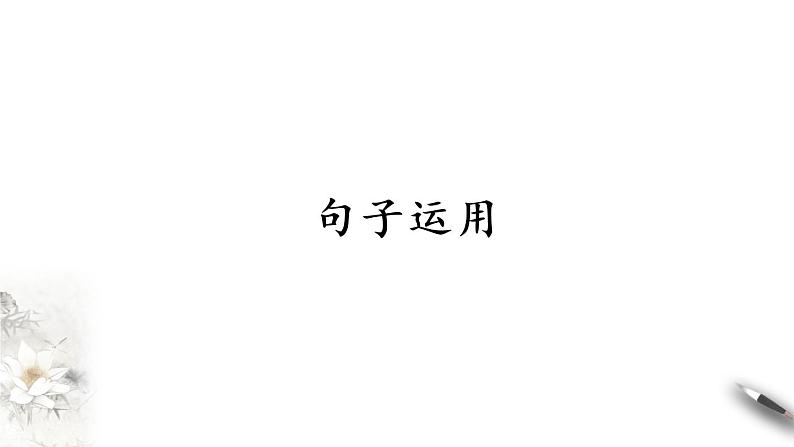 2021年小升初语文专项复习一基础知识7句子运用课件（25张PPT)第2页