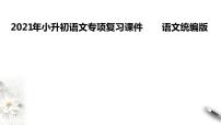 2021年小升初语文专项复习二阅读：1记叙文阅读（一）课件（44张PPT)