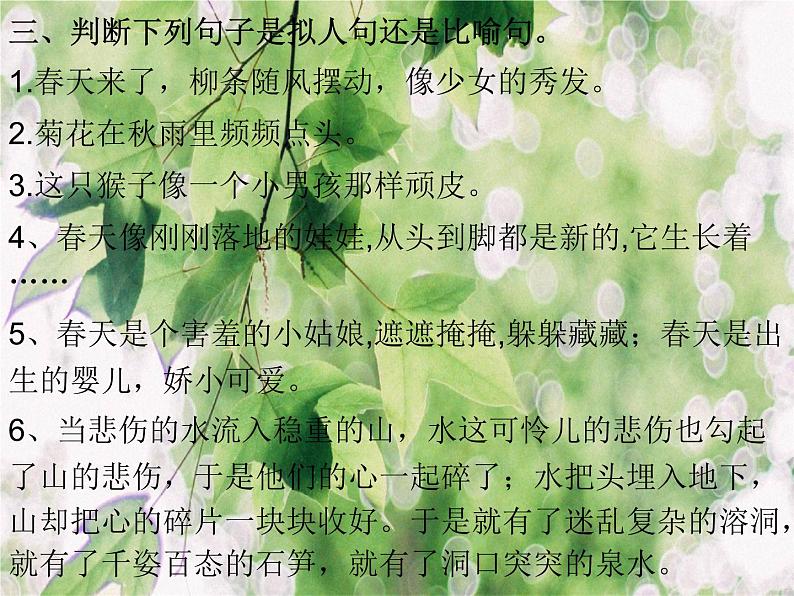 小升初专项复习 修辞手法课件第7页