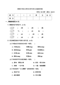 人教部编版六年级上册第五单元单元综合与测试同步达标检测题