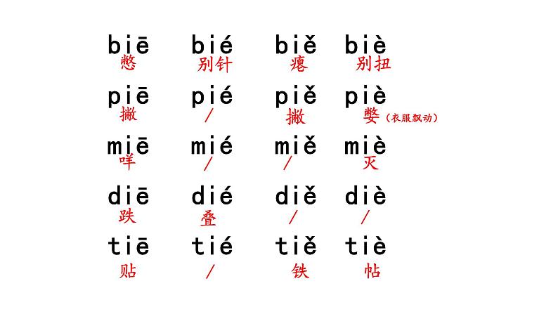 复韵母ie ue er课件PPT06