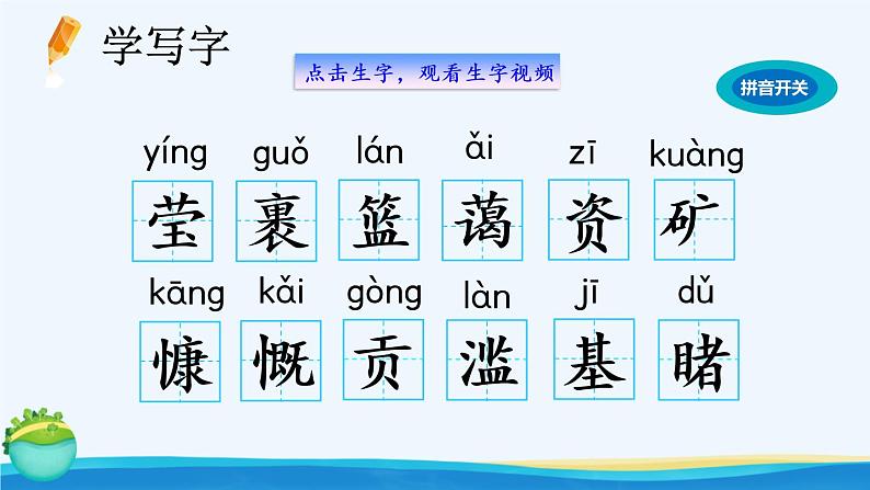 部编版六年级语文上册 第六单元 19 只有一个地球 课件05