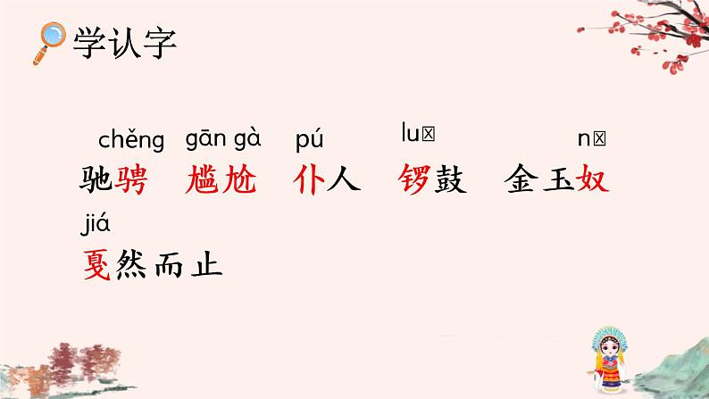 部编版六年级语文上册 第七单元 24 京剧趣谈 课件06