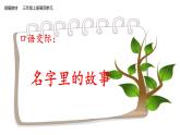 人教版三年级语文上册 第四单元口语交际：名字里的故事 课件（12张）